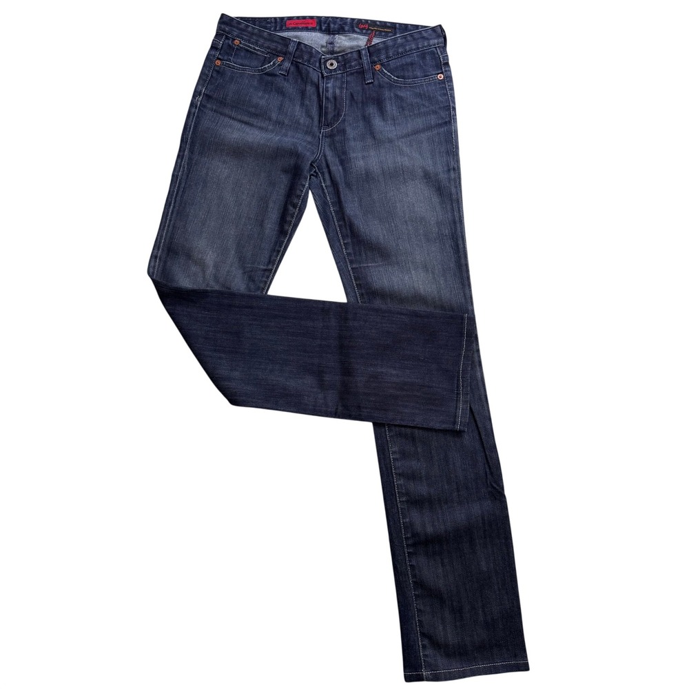 AG Adriano Goldschmied The Casablanca Dark Wash Straight Leg Jeans‎ Womens 27R